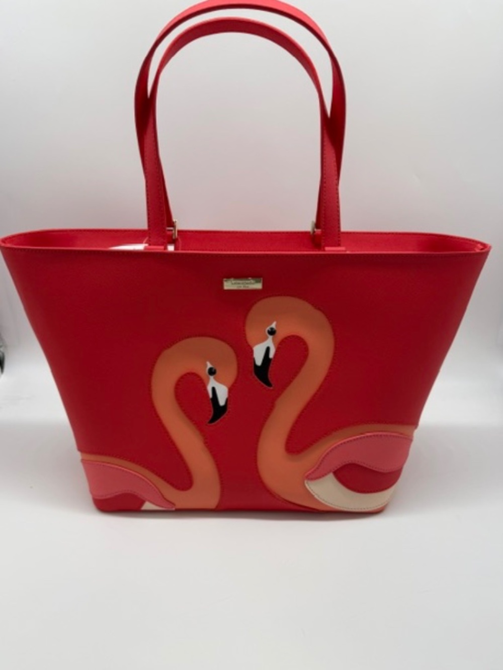 Kate Spade New York "Take A Walk On The Wild Side" Jules Flamingo Tote~Vintage~
